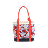 Rock Lobster Red Canvas Tote Bag, Large and Small