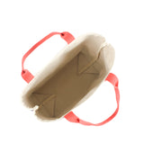 a large Rock Lobster canvas tote bag with a lobster pattern showing the inside, against a white background.