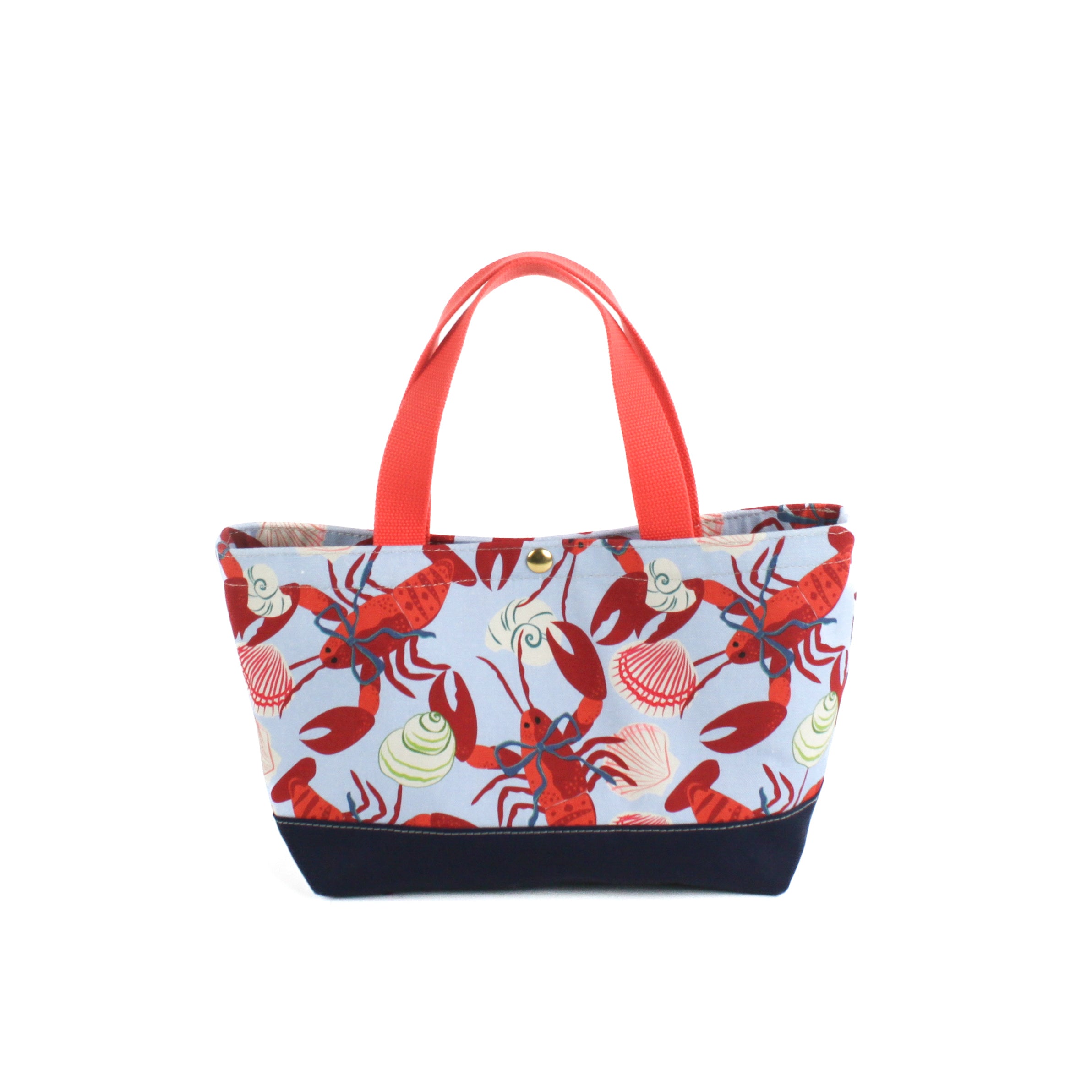 Rock Lobster Red Canvas Tote Bag, Large and Small