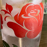 Vintage Run for the Roses Drinks Glasses, Set of 6