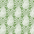 Round Hill Pineapple outdoor wallpaper featuring a green tropical pineapple pattern.