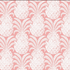 Round Hill fabric featuring a pink pineapple pattern for coastal and tropical décor.