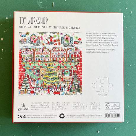 Santa's Toy Shop Jigsaw Puzzles