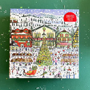 Santa's Village and Toy Shop Jigsaw Puzzles - 1 each