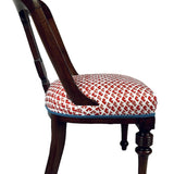 Vintage Low Slung Indian-Style Chairs, Pair