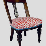 Vintage Low Slung Indian-Style Chairs, Pair
