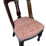 Vintage Low Slung Indian-Style Chairs, Pair