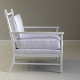 Think of England Armchair w/Gin Lane Celery Green Gingham Upholstery