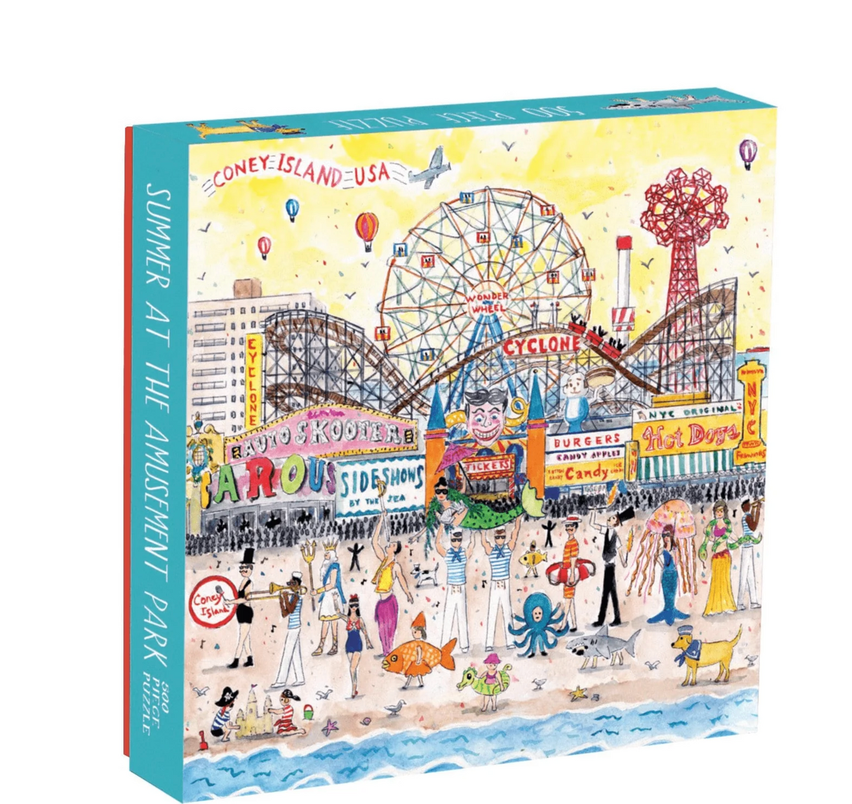 Summer At The Amusement Park Jigsaw Puzzle