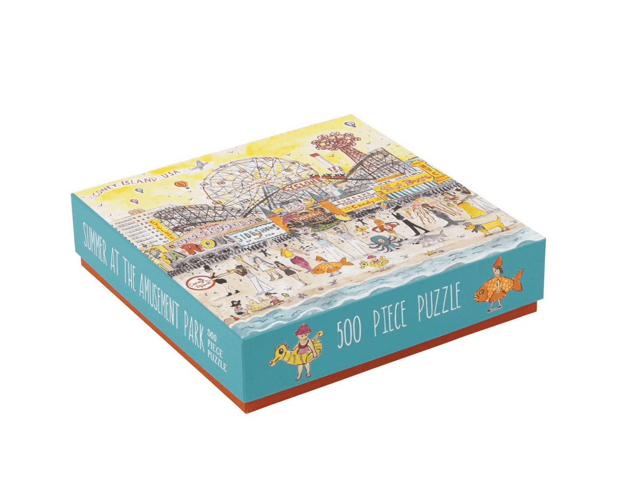 Summer At The Amusement Park Jigsaw Puzzle