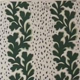 Sublime Seaweed Leaf Stripe Unpasted Wallpaper - Green