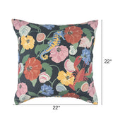 Shell Garden Grotto Performance/ Outdoor Pillow, 22" Square