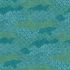 Shoal Bay wallpaper featuring a jungle green geometric pattern with textured details.