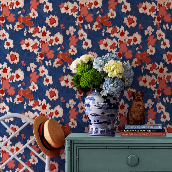 Sissinghurst Unpasted Wallpaper, 9-yard roll