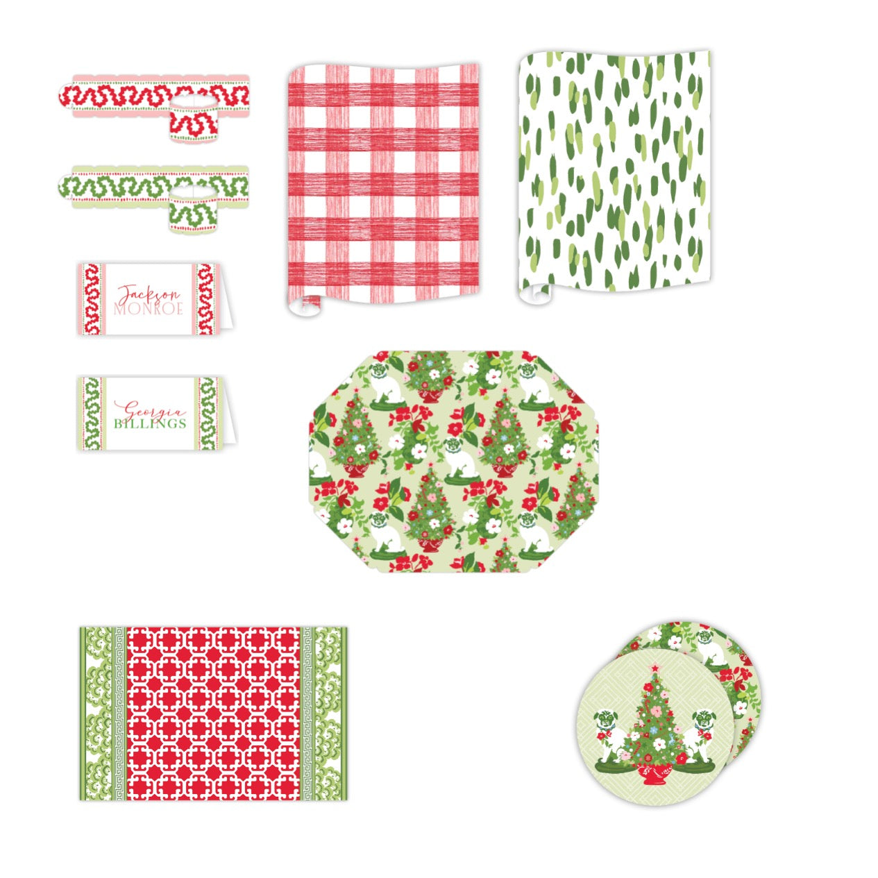 Holly & Ivy Tablescape Set 3