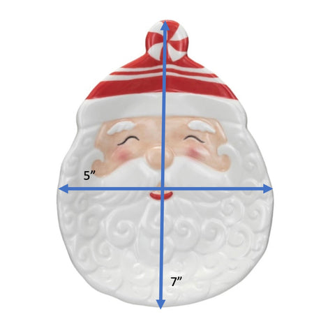 Ceramic Santa Christmas Plate