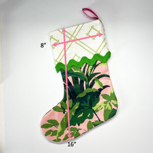 Jungle Road Bahama Pink Christmas Stocking