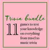 Ultimate Trivia Game Bundle - 11 games for $149