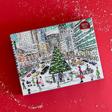 Snowy Scenes of Park Avenue Jigsaw Puzzles