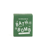 Spearmint Eucalyptus Bath bomb box packaging on white background