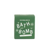 Spearmint Eucalyptus Bath bomb box packaging on white background