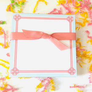 Think Pink Stationery Gift Basket