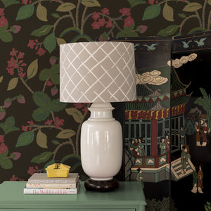 Strawberry Hill Chocolate Brown Wallpaper