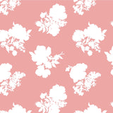 Swans Island Silhouette Unpasted Wallpaper - Southampton Pink