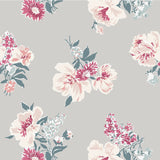 Swans Island Unpasted Wallpaper - Oyster Grey