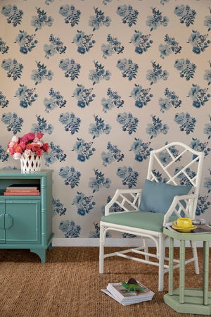 Swan’s Island Unpasted Wallpaper, 9-yard roll