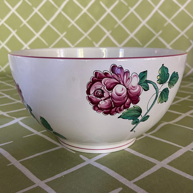 A white tiffany & Co strasbourg flowers bowl with a floral motif