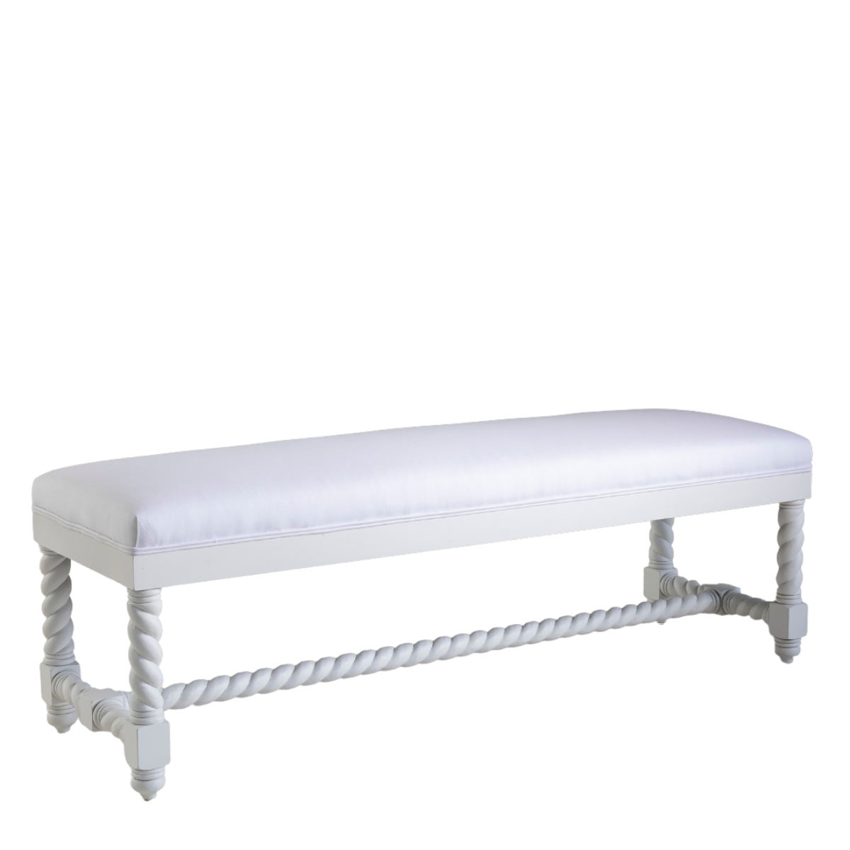 Grand Tour Bench with Gin Lane Amber Upholstery