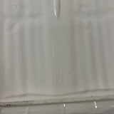 Close up back of Vintage-Asparagus-Motif-Ceramic-Serving-Platter-Back