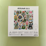 artisanal eggs 500 piece jigsaw puzzle box back