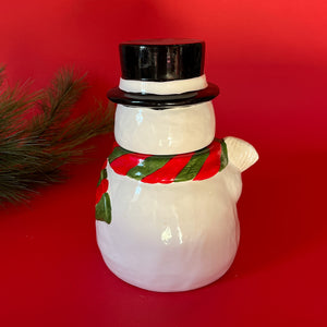 Vintage Snowman Cookie Jar