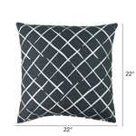 Bahama Court Trellis outdoor pillow, 22 by 22 inches.