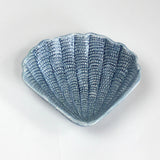 a blue ceramic shell bowl from madcap cottage