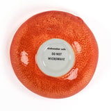 Ceramic Orange Bowls, Set of 2