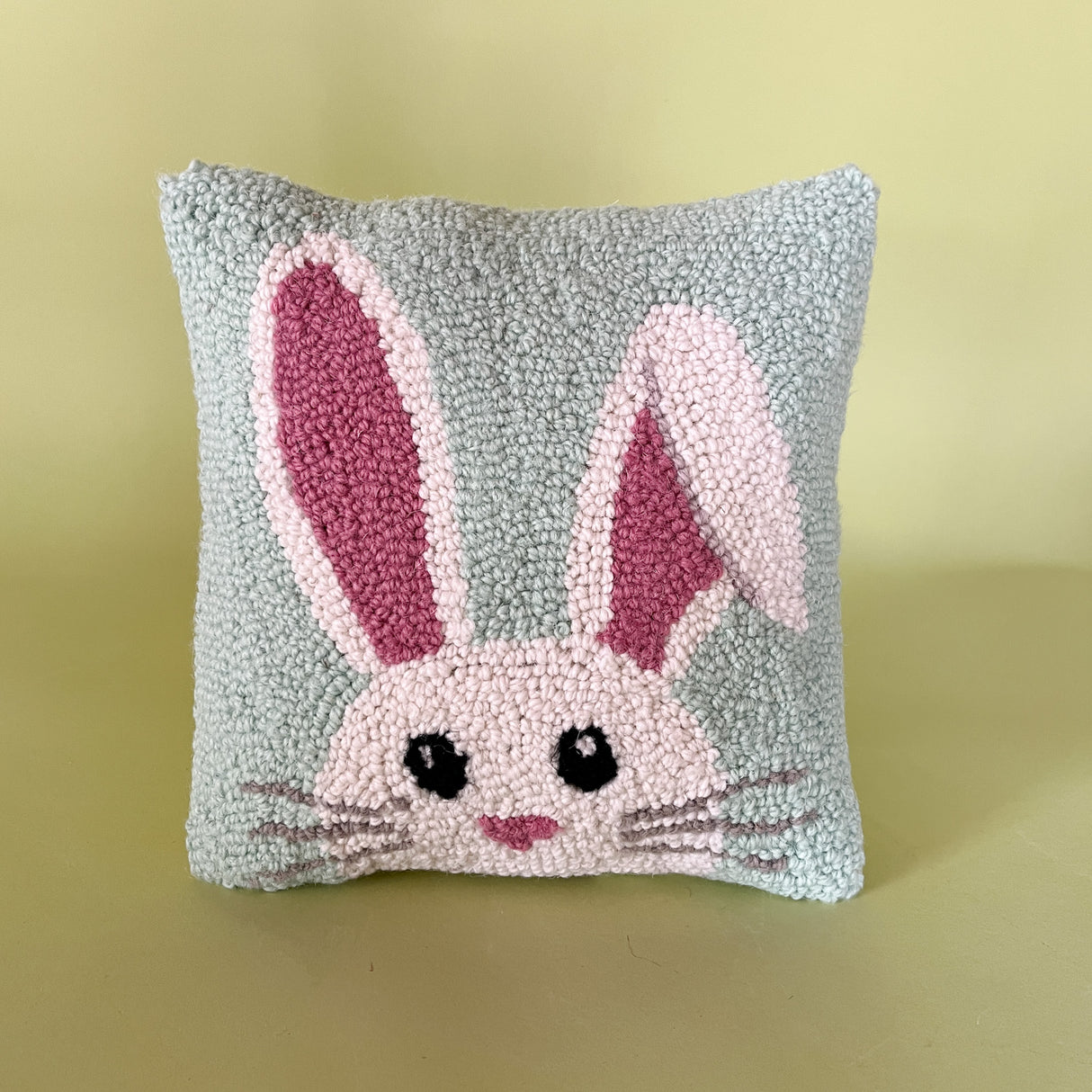 square bunny pillow