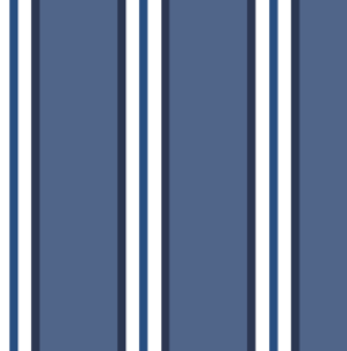 blue and white striped fabric