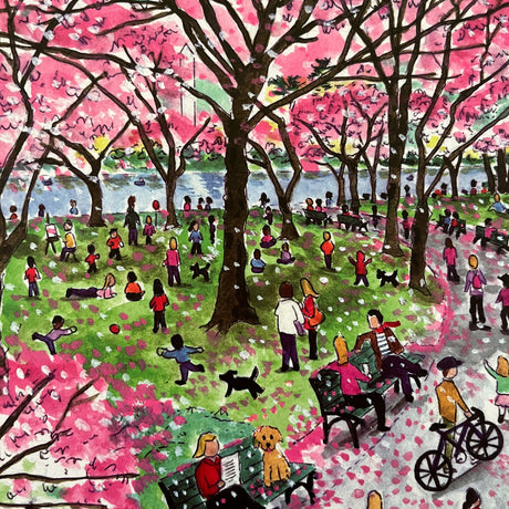 Cherry blossoms in washington dc spring jigsaw puzzle image details