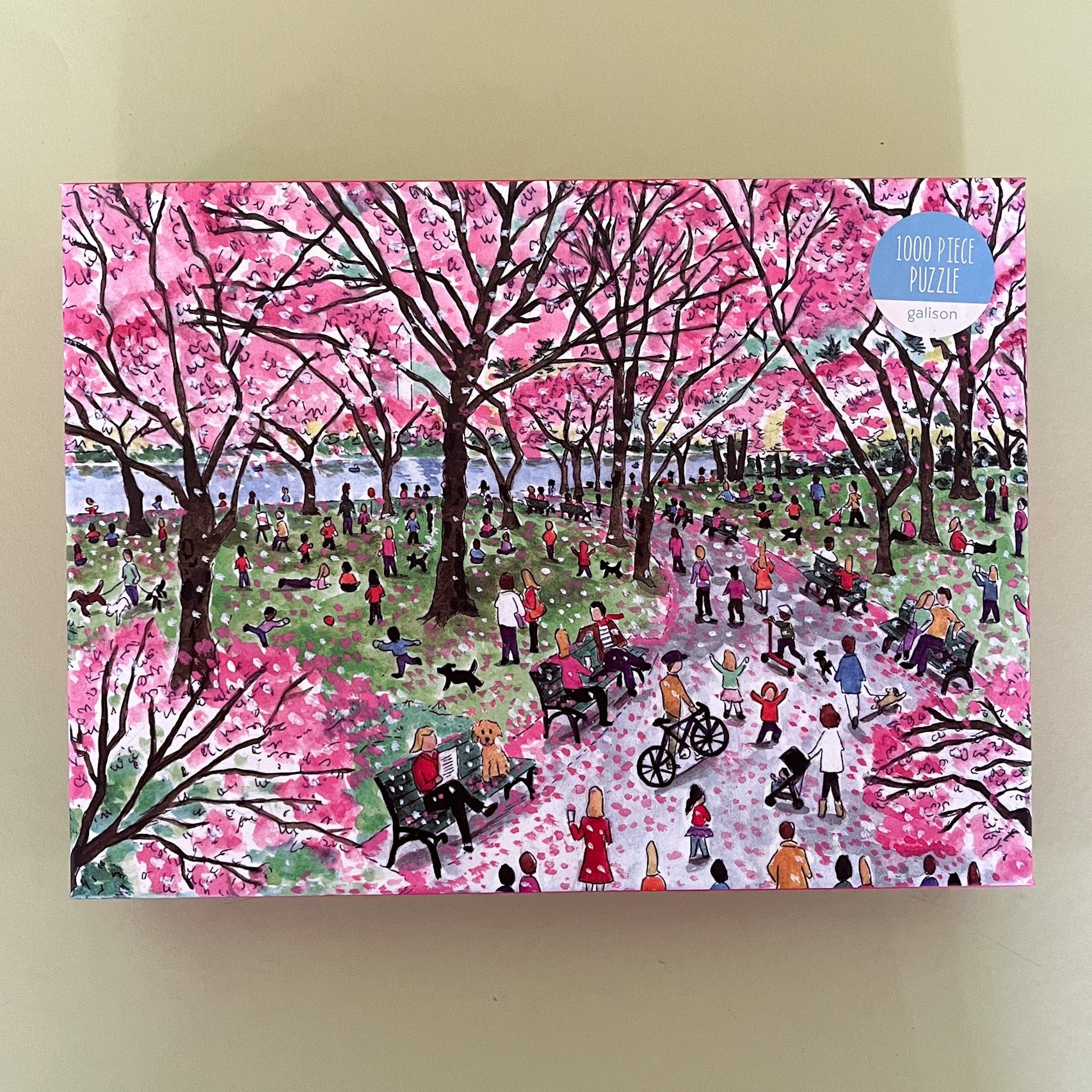 Cherry blossoms washington dc spring jigsaw puzzle