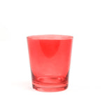 a colored drinking glasses in red from madcap cottage