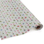 colorful christmas ornaments wrapping paper