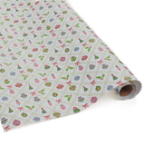 colorful christmas ornaments wrapping paper