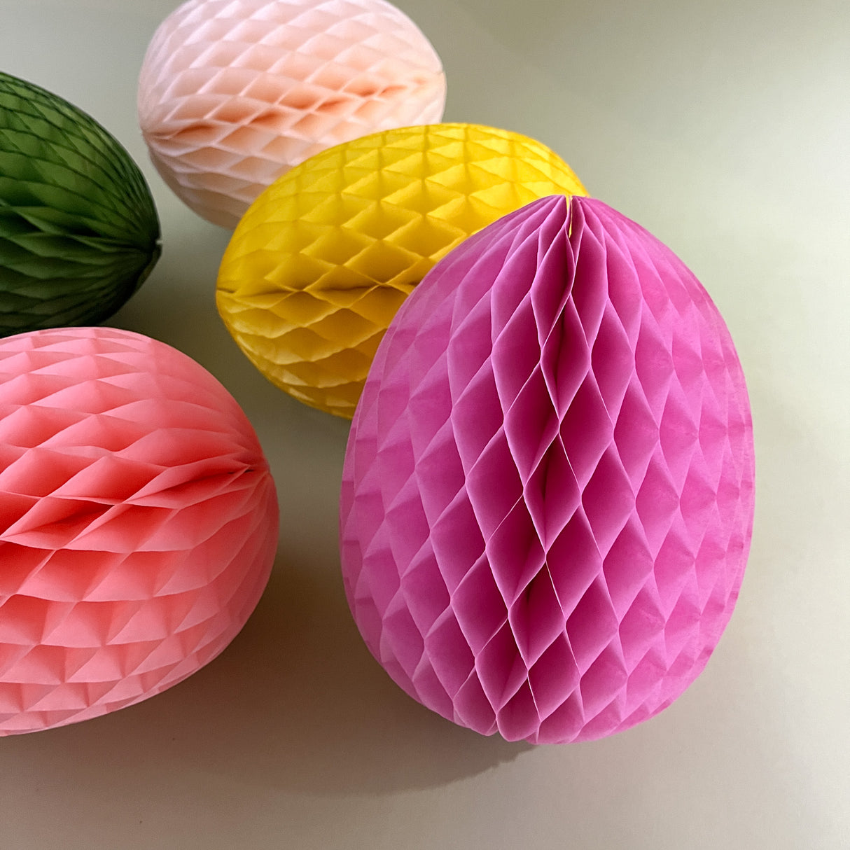 colorful paper easter eggs