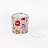 Darling Ornaments, a pink ice bucket decorated with ornament motifs