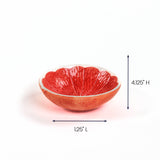 Ceramic Grapefruit Bowls, Set of 2