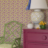 Forest Glade Unpasted Wallpaper - Strawberry