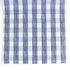 a Gin Lane Blue Gingham Paper Table Runner on a white background